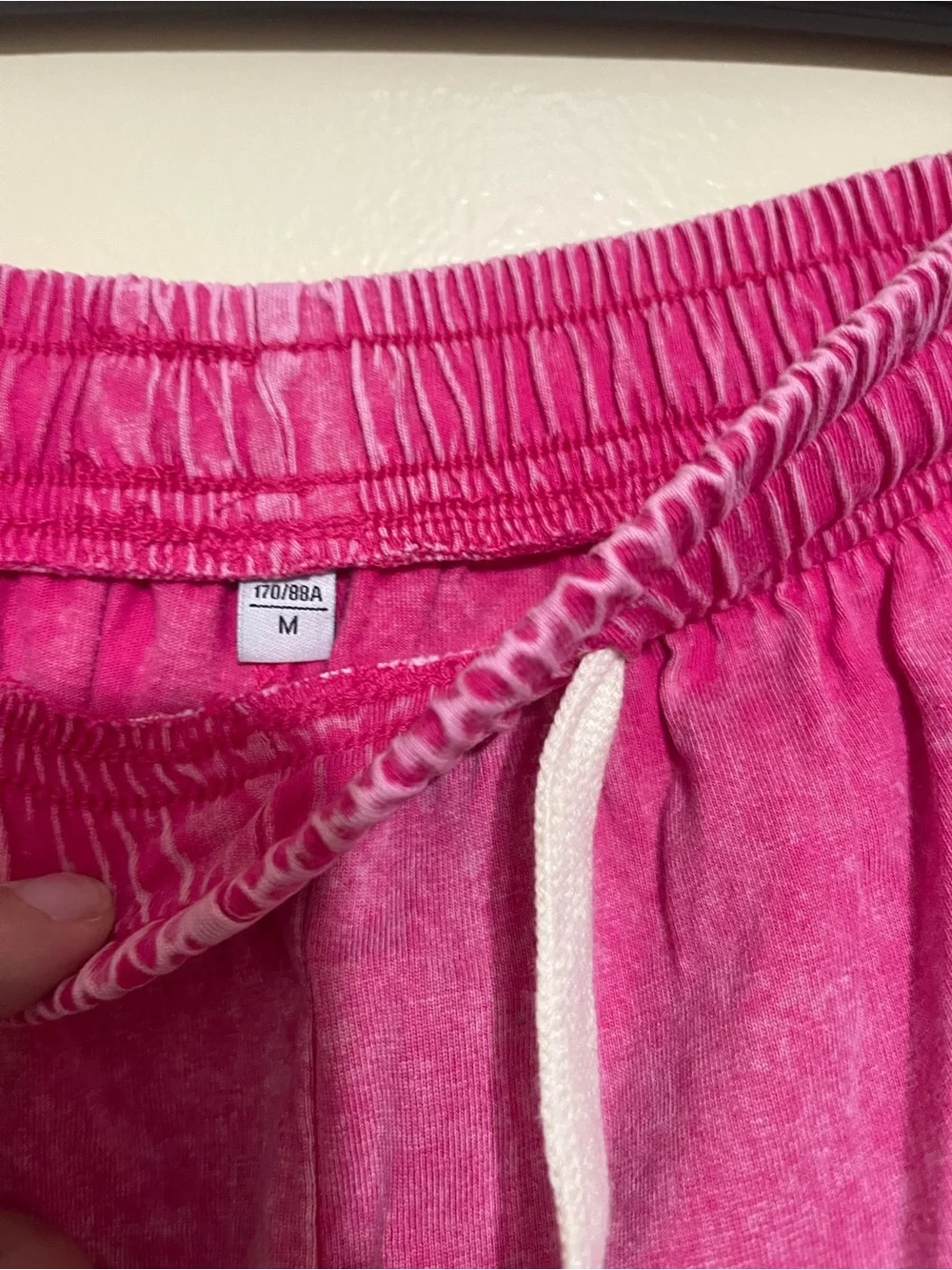 Von Dutch Pink Drawstring Men's Shorts